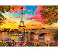 Ravensburger Puzzle 1000 pièces Les quais de Seine – Villes & Monuments – Dès 14 ans