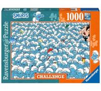Ravensburger - Puzzle 1000 pièces -Les Schtroumpfs (Challenge Puzzle) - Adultes et Enfants dès 14 Ans - Puzzle de qualité supérieure - 17291