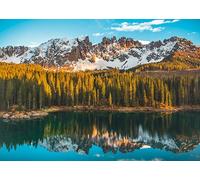 Ravensburger Puzzle 1000 pièces Scène de Montagne panoramique 51 cm x 49,7 cm À partir de 14 Ans