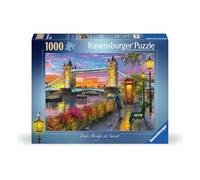 Ravensburger - Puzzle 1000 pièces - Tower Bridge au Coucher du Soleil | Adulte et enfant dès 14 ans - Puzzle de qualité supérieur - Pièces uniques et assemblage parfait - Détente et relaxation