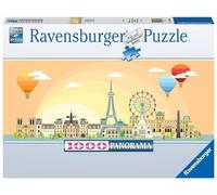 Ravensburger - Puzzle 1000 pièces - Une journée à Paris (Panorama) - Adultes et Enfants dès 14 Ans - Puzzle de qualité supérieure - 17393