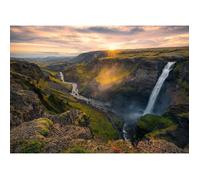 Ravensburger-Puzzle 1000p-La cascade Háifoss, Islande (Highlights)-Adultes&enfants-Dès 14 ans-Puzzle de qualité supérieure-12000110