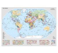 Ravensburger Puzzle 12000065 - Carte du Monde Politique - Puzzle de 1000 pièces pour Adultes et Enfants à partir de 14 Ans - Puzzle Carte du Monde avec Drapeaux