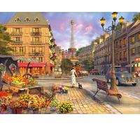 Ravensburger Puzzle 12000198 - Promenade à Travers Paris - Puzzle de 500 pièces pour Adultes et Enfants à partir de 12 Ans - Puzzle Ville de Paris - Différentes Couleurs
