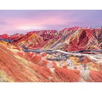 Ravensburger Puzzle 12000252 - Beautiful Mountains, Montagnes Arc-en-Ciel, Chine - Puzzle de 1000 pièces pour Adultes et Enfants à partir de 14 Ans - Puzzle avec Paysage, Montagne et Nature