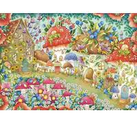 Ravensburger Puzzle 12000571 - Jolie Maison Champignon dans la Prairie Florale - Puzzle de 1000 pièces pour Adultes et Enfants à partir de 14 Ans - Puzzle avec Fleurs