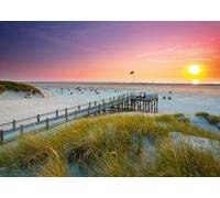 Ravensburger Puzzle 12000690 - Coucher de Soleil sur Amrum - Puzzle de 1000 pièces pour Adultes et Enfants à partir de 14 Ans - Puzzle avec Motif Plage