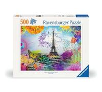 Ravensburger Puzzle 12000772 - Carte Postale de Paris - Puzzle de 500 pièces pour Adultes et Enfants à partir de 12 Ans - Puzzle de Paris - Différentes Couleurs
