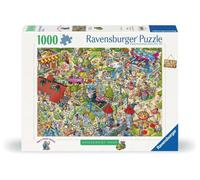 Ravensburger Puzzle 12001164 - Ray Nicholson : The Pool - Puzzle Comique de 1000 pièces, illustré avec Humour et Richesse, pour Les Fans de Puzzles âgés de 14 Ans et Plus