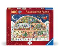 Ravensburger Puzzle 12001268 - Atelier du Père Noël - Puzzle de 1000 pièces pour Adultes et Enfants à partir de 14 Ans - Puzzle de Noël