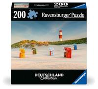 Ravensburger Puzzle 12001477 - Phare derrière la Dune sur Borkum - Puzzle de 300 pièces - Collection Allemande - pour Adultes à partir de 14 Ans