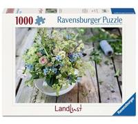 Ravensburger Puzzle 12001632 - Bouquet de prairies d'été avec étoile du sud Bleu ciel - 1000 pièces