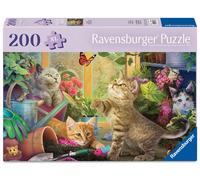 Ravensburger Puzzle 12001735 Chatons ludiques 200 pièces pour Personnes âgées et