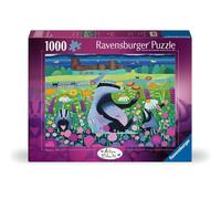 Ravensburger Puzzle 12001730 - Maisons colorées en Suède - 100 pièces, pièces plus grandes