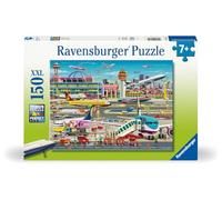 Ravensburger Puzzle enfant À l'aéroport – 150 pièces XXL – Fille ou garçon dès 7 ans