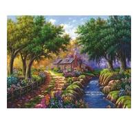 Ravensburger-Puzzle 1500P-Cottage Au Bord De La Riviere-Adultes & Enfants Des 14 Ans-Puzzle De Qualité Supérieure 80X60Cm-12000735 G