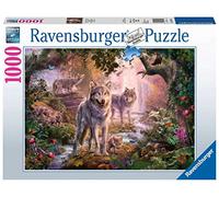 Ravensburger- Wolfsfamilie Im Sommer Animaux 15185 - Famille de Loup en été - Puzzle pour Adulte