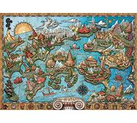 Ravensburger Puzzle 16728 - Mystérieux Atlantis - 1000 pièces pour Adultes et Enfants à partir de 14 Ans
