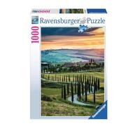 Ravensburger Puzzle 17612 - Val d'Orcia, Toskana, Italie - 1000 pièces - Puzzle pour Erwachsene à partir de 14 Ans, Blanc