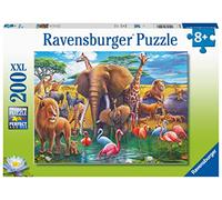 Ravensburger - Puzzle 200 pièces XXL - en Plein Safari | Fille ou garçon dès 8 ans - Puzzle de qualité supérieure - Carton épais et résistant - Pièces XXL