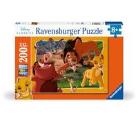 Ravensburger - Puzzle 200 pièces XXL - Hakuna Matata - Disney Roi Lion | Fille ou garçon dès 8 ans - Puzzle de qualité supérieure - Carton épais et résistant - Pièces XXL