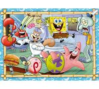 Ravensburger - Puzzle 200 pièces XXL - Nouvelles Aventures à Bikini Bottom | Fille ou garçon dès 8 ans - Puzzle de qualité supérieure - Carton épais et résistant - Pièces XXL