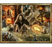 Ravensburger Puzzle Le Seigneur des Anneaux – Les Deux Tours – 2000 pièces Doré Enfants