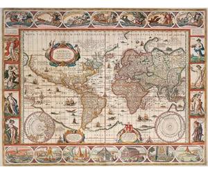Ravensburger - Puzzle 2000 pièces - Mappemonde 1650 | Adulte et enfant dès 14 ans - Puzzle de qualité supérieur - Pièces uniques et assemblage parfait - Détente et relaxation