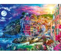 Puzzle 2000 pièces Ravensburger Cinque Terre colorées Multicolore E