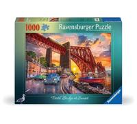 Ravensburger Puzzle 2D 1000 pièces – Pont au lever du soleil – Design Nowy