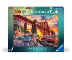 Ravensburger Puzzle 2D 1000 elementów: Most o wschodzie słońca, Design Nowy