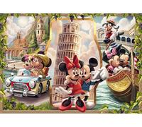 Ravensburger Puzzle 2D 1000 elementów: Wakacje Miki i Mini, Nowy Design