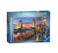 Ravensburger Puzzle 2D 1000 elementów: Zachód słońca NAD Tower Bridge, Nowy Desi