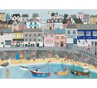 Ravensburger - Puzzle 2D Adulte 1000 Pièces Illustrée-Coastal Harbour , 12001524