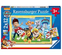 Ravensburger - Puzzle Enfant - Puzzles 2x12 p - Super détectives/Pat'Patrouille - Dès 3 Ans - 80533