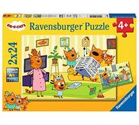Ravensburger Puzzle enfant À la maison avec Les Kid-E-Cats 2 x 24 pièces dès 4 ans