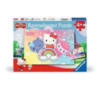 Ravensburger - Puzzle 2x24 pièces - Hello Kitty | Fille ou garçon dès 4 ans - Puzzle de qualité supérieure - Carton épais et résistant - Lot de 2 puzzles - 2 posters inclus