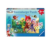 Ravensburger - Puzzle 2x24 pièces - Les défenseurs des Animaux - Petronix | Fille ou garçon dès 4 ans - Puzzle de qualité supérieure - Carton épais et résistant - Lot de 2 puzzles - 2 posters inclus