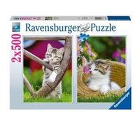 Puzzle 2x500 Pieces - Les Chatons a la Campagne - Puzzle Adultes Ravensburger - des 10 Ans - 17269