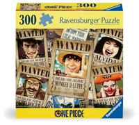 Ravensburger - Puzzle 300 pièces - Wanted ! - Adultes et Enfants dès 8 Ans - Puzzle de qualité supérieure - Encastrement Parfait - One Piece - 12001498