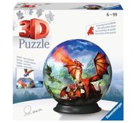 Ravensburger Puzzle 3D 11565 - Boule de Puzzle Mystical Dragons - Puzzles en Trois Dimensions Selon des Motifs ou des Chiffres - pour Adultes et Enfants à partir de 6 Ans