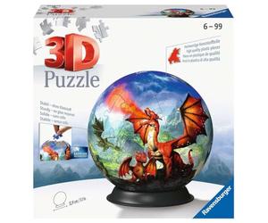Ravensburger Puzzle 3D 11565 - Boule de Puzzle Mystical Dragons - Puzzles en Trois Dimensions Selon des Motifs ou des Chiffres - pour Adultes et Enfants à partir de 6 Ans