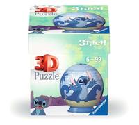 Ravensburger Puzzle 3D 11597 - Boule de Puzzle Disney Stitch - pour Les Grands et Les Petits Fans de Stitch âgés de 6 Ans et Plus