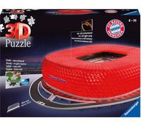 Ravensburger Puzzle 3D Allianz Arena de nuit avec guirlande lumineuse, 12530