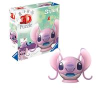 Ravensburger - Puzzle 3D Ball - Disney Angel - A partir de 6 Ans - 72 pièces numérotées à Assembler sans Colle - Support et Accessoires de Finition Inclus - Diamètre : 13 cm - 11639