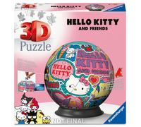 Ravensburger - Puzzle 3D Ball - Hello Kitty - A partir de 6 Ans - 72 pièces numé