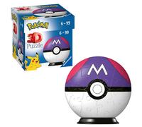 Ravensburger - Puzzle 3D Ball - Master Ball Pokémon - A partir de 6 ans - 54 piè