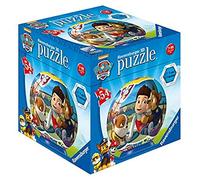 Ravensburger - Puzzle 3D Ball - Pat'Patrouille - A partir de 6 ans - 54 pièces numérotées à assembler sans colle - A collectionner - Support inclus - 11917