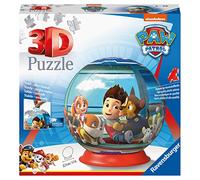 Puzzle 3D Ball Pat'Patrouille - dès 6 ans - 72 pièces numérotées - Support inclus - Diamètre : 13 cm - 12186 - Ravensburger