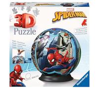 Ravensburger - Puzzle 3D Ball - Spider-Man - A partir de 6 Ans - 72 pièces numérotées à Assembler sans Colle - Support Inclus - Diamètre : 13 cm - 11563